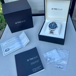 EUC Tag Heuer Aquaracer mens watch 41mm